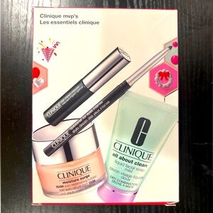 🆕Clinique MVPS Skincare and Makeup Set 4 Pcs
